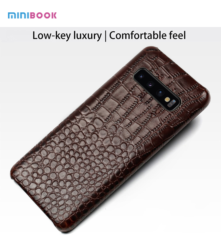 0.04kg OEM/ODM Crocodile Skin Pattern Real Leather Phone Case For Iphone 12 Pro Max