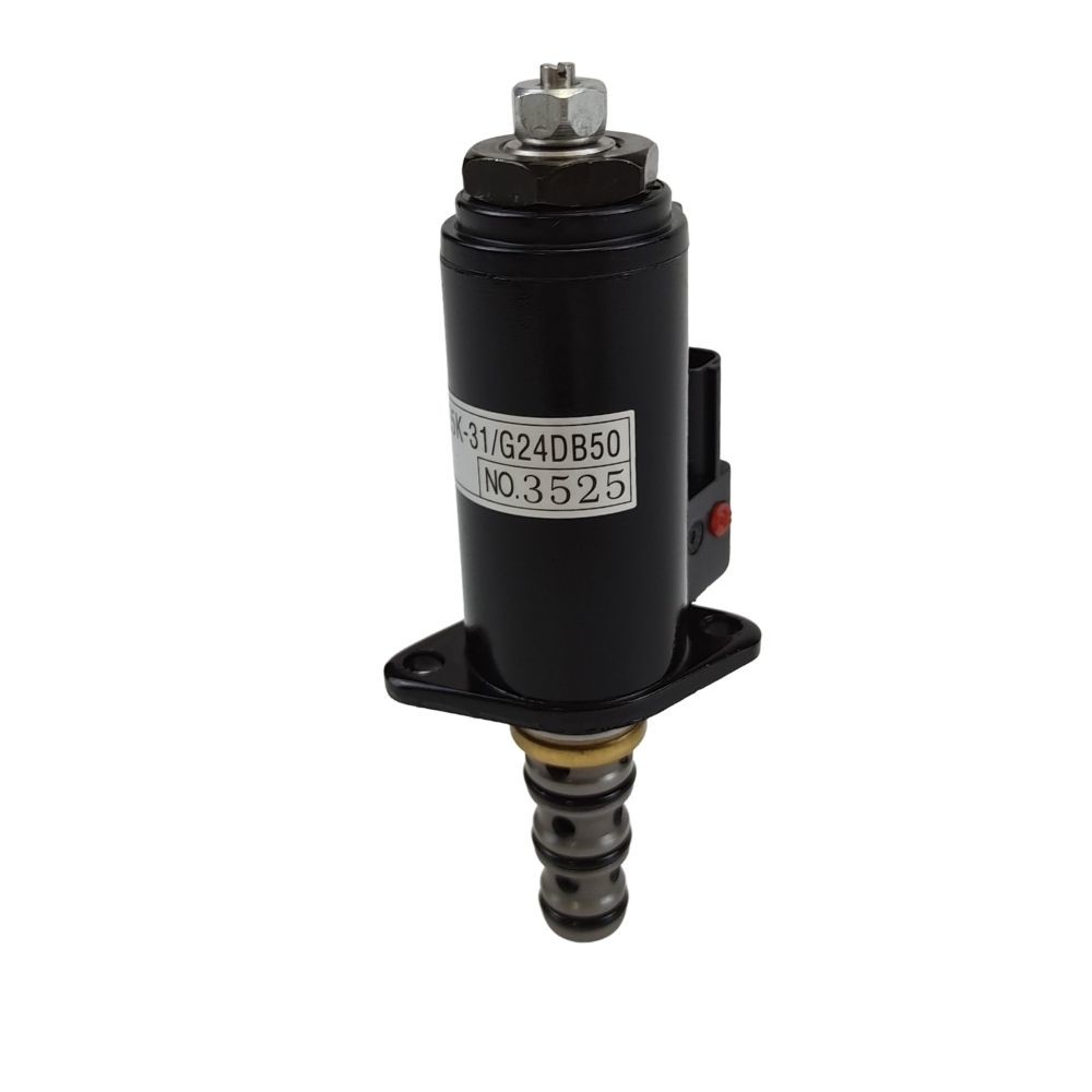 G24DB50 KWE5K-31 Excavator Accessories Secure Lock Solenoid Valve KOBELCO SK200/250/260/330/350-8-8 YN35V00050F1