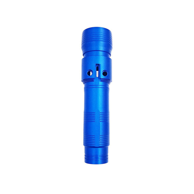 Turret Lathe CNC Turning Aluminum 6061 Laser Lamp Housing Flashlight Shell