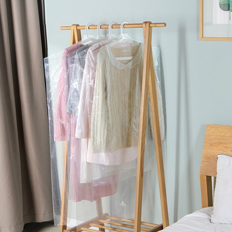 Clear Polyethylene Dry Cleaning Garment Bags On Rolls, Dry clean perforated clear poly plastic garment/laundry/clothing