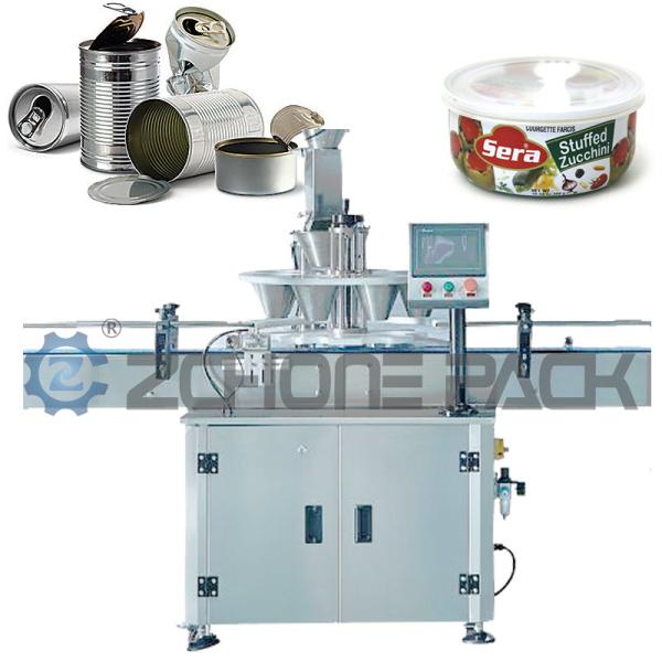 Quality Plastic Iron Aluminum Can Filling Machine Automatic Turntable Feeder for sale