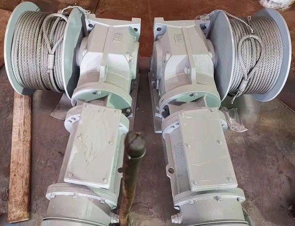 Horizontal Mooring Capstan Marine Electric Winch 35KN 20KN
