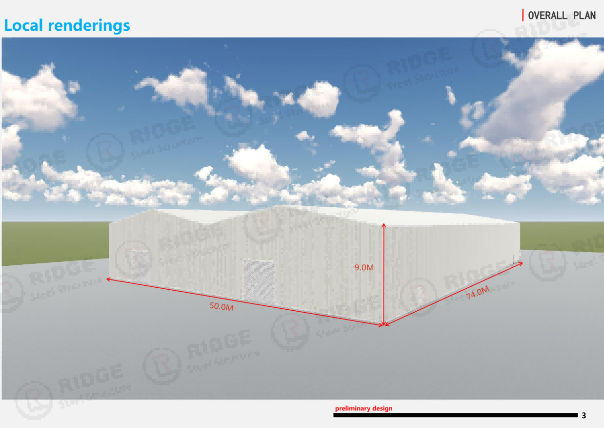 Pre Engineered Building PEB Steel Structure Warehouse Workshop
