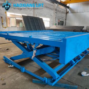 Unmovable Hydraulic Scissor Lift with Rollers – 1T-10T, stable, roller-eases