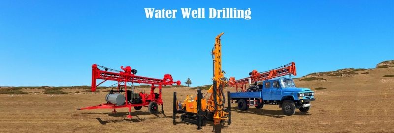 300m Strong Power Water Well Drill Rig Yuchai YC6J180-33 Diesel Engine
