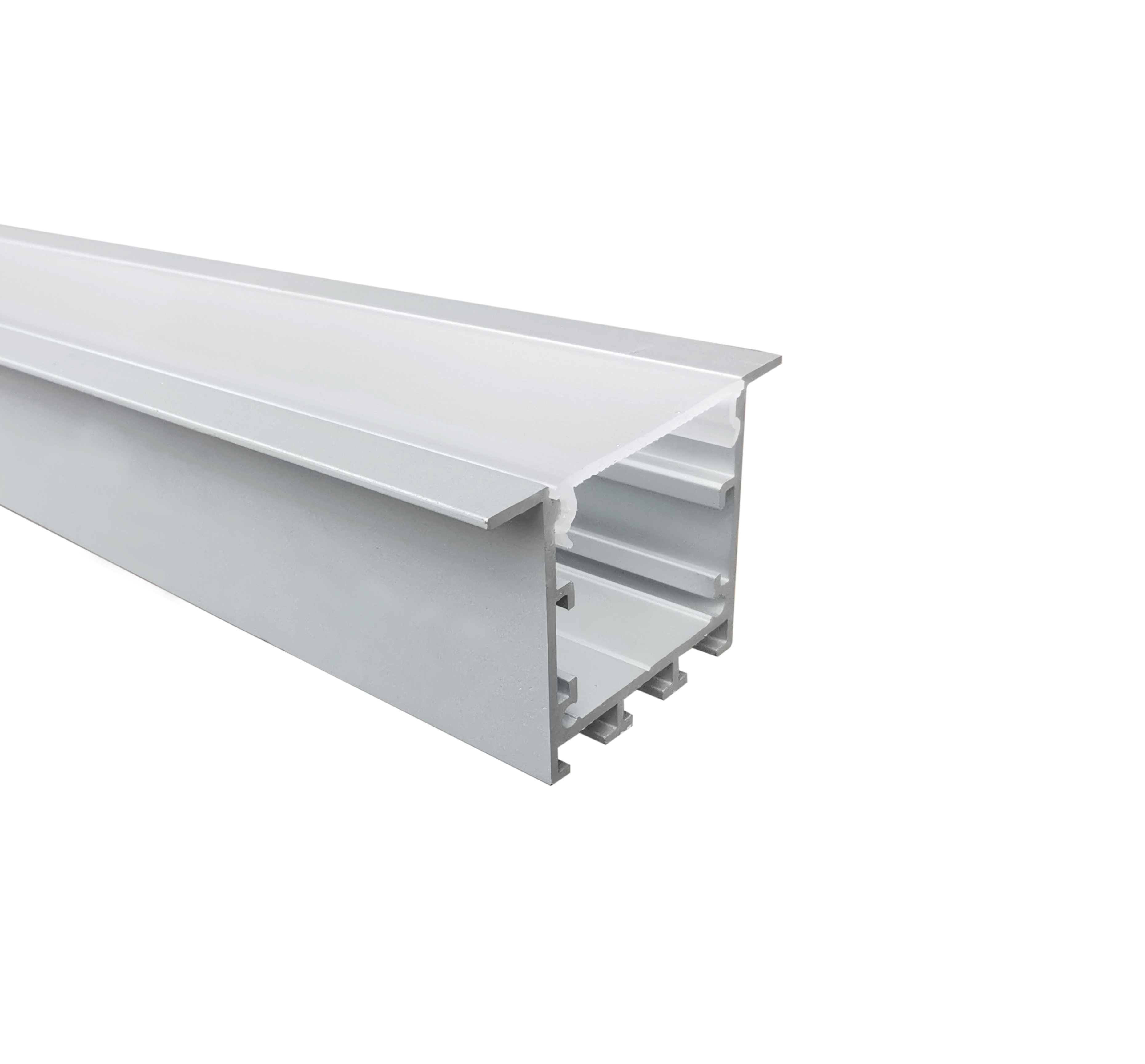 Aluminum LED Profile linear lighting with PC diffuser W35mm H55mm for Up and Down lighting