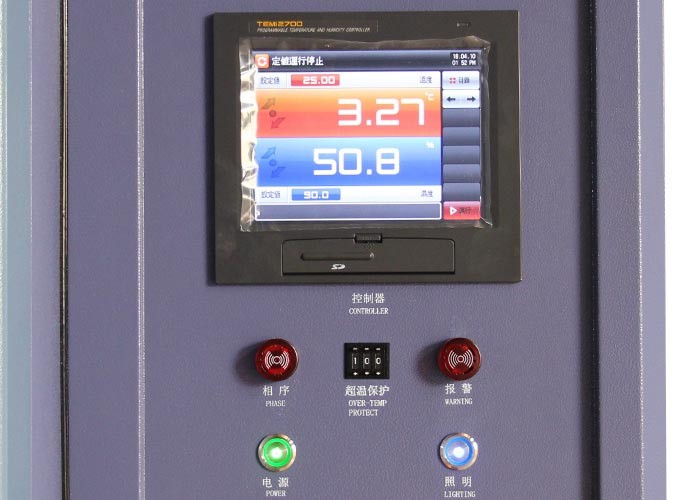 Constant Temperature Humidity Test Chamber LCD Touch Screen Controller