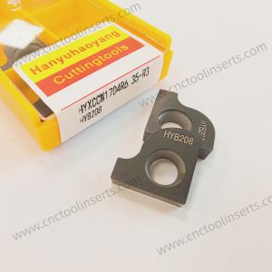 CNC Milling Insert with PVD Coating HYXCCW1704R6.35-R3 HYB208, Suitable For