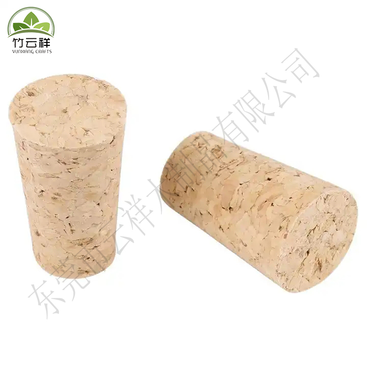 Custom Natural Glass Jar with Eco-Friendly Wood Cork High Quality Home Decor Wine/Spirit Bottle Stopper Wholesale DIY Friendly