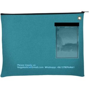 Teal | Transit Bag | Large Zipper Bag With Grommet | Use With Padlock Or Zip Tie
