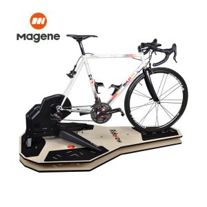 Effortless Transition Sit-On / Rocking PU Leather Bike Trainer Board For Indoor Cycling