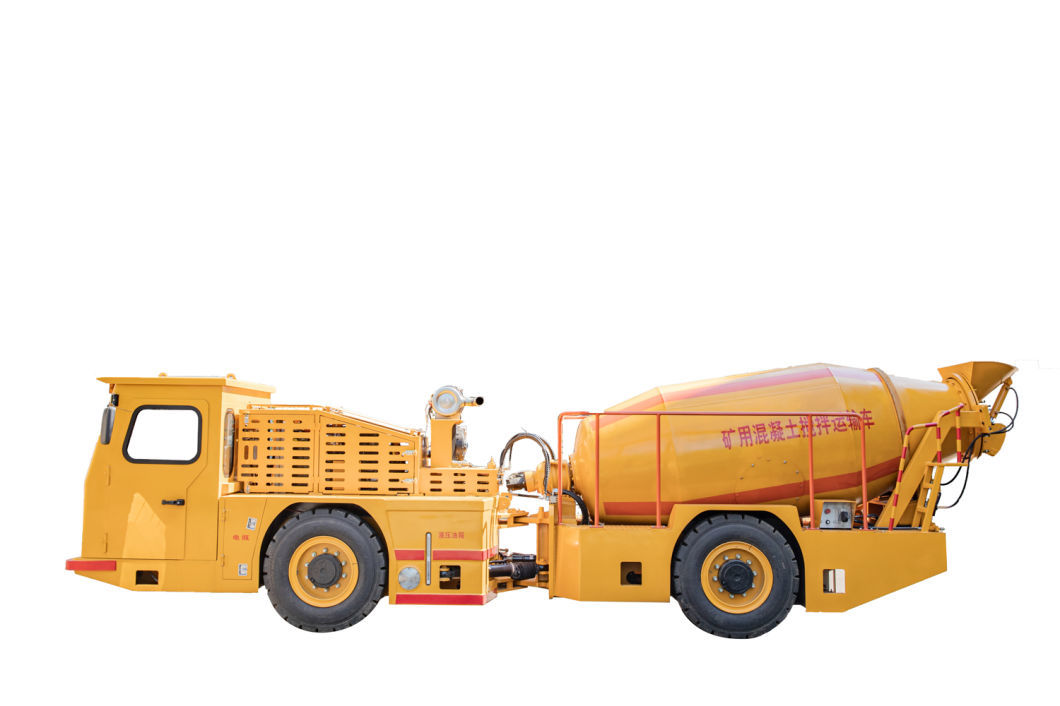 3 Cubic Meters Underground Concrete Mixing Truck Tunnel Concrete Mixer Truck Transmixer