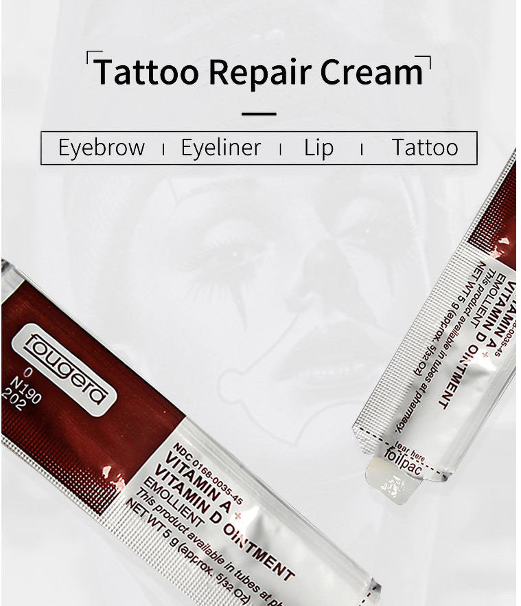 Organic Cosmetic Eyebrow Lip Tattoo Aftercare Vitamin A D Private Label