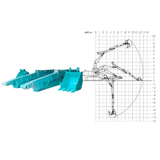 Telescopic Excavator Digging House for Long Reach Customized Service