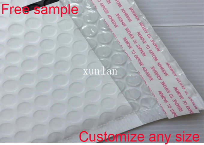 Offset Printing Bubble Postage Bags 6 * 10 Inch Shockproof With White Color