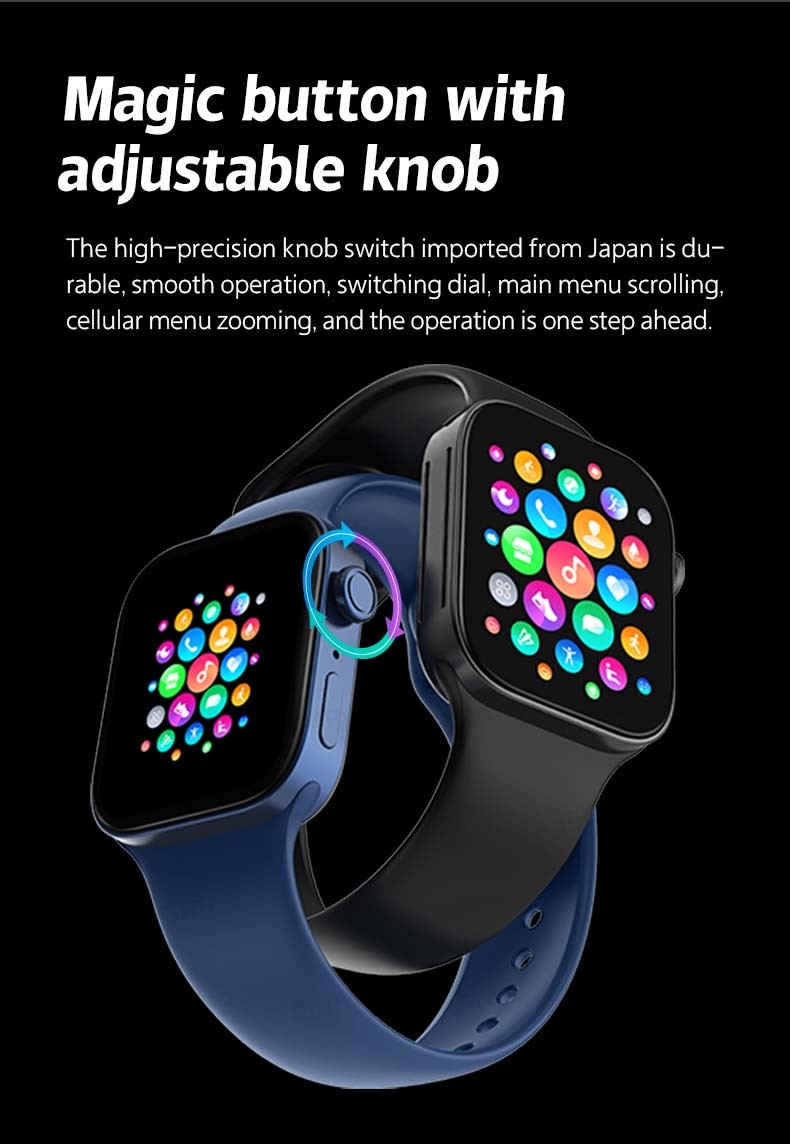 16M 1.69 inch LCD Smart Watch Sleep Tracker For Seniors