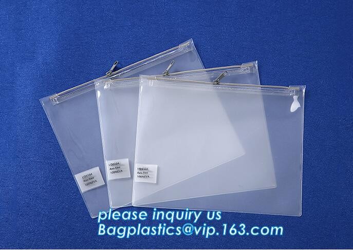 Plastic Bag OEM Custom PVC Loop Handle Image Printed Plastic Shopping Bag,Promotional Clear Waterproof Plastic Cosmetic