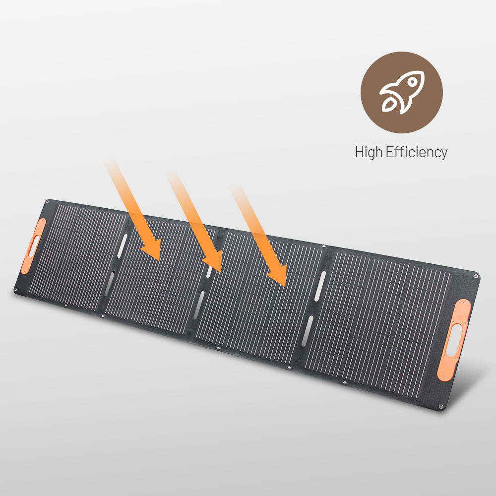 400W Mobile Solar Panels IP65 Mono Crystalline Flexible Folding Solar Panels For Home