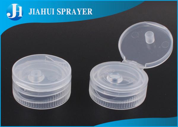 Natural Color Plastic Clear Bottle Flip Cap Flip Spout Cap Normal Screw Custom
