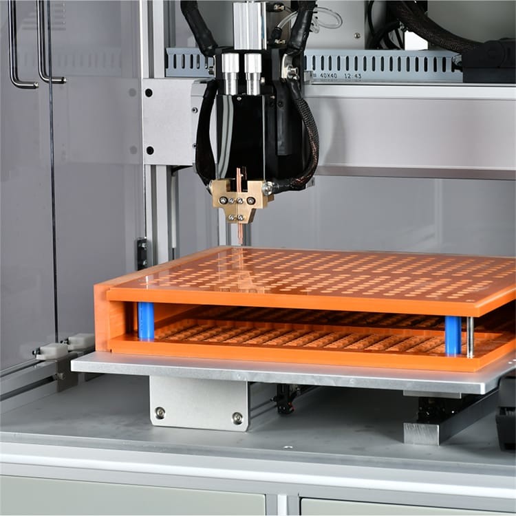 Fully Automatic Lithium Battery Spot Welding Machine CNC Single Sided Point