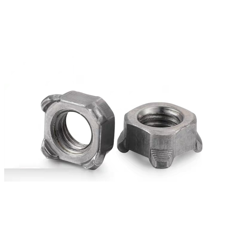 Metric M3-M12 304 Stainless Steel Four Corner Welding Nut DIN928 High Strength Step Welding Bolt