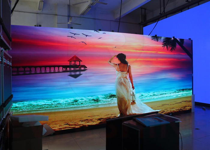 RGB Indoor Full Color Led Display Wall Screen For Signage Background