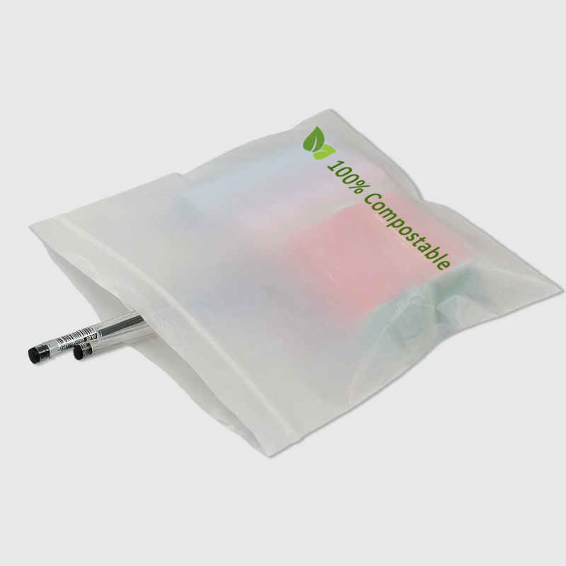 100% Biodegradable 2 Mil Zip Packaging Bags Air Tight Resealable