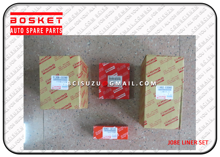 HINO J08E Isuzu Liner Kit / Piston S130B-E0390 / Piston Ring 11462-E0060