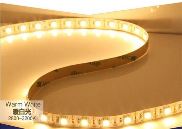 5V USB LED Ribbon Tape Light , High Intensity 14.4W/M Outdoor LED Strip Light