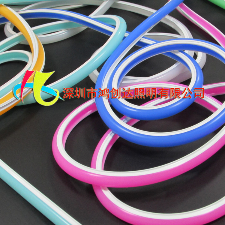 Separated Silicone LED Neon Rope Light IP65 Anti UV Free Bending Split