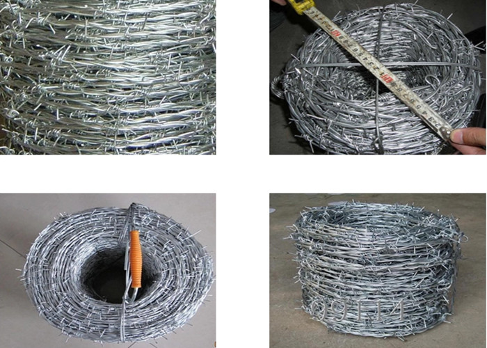 Security SWG12 7.5cm Galvanized Barbed Wires
