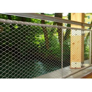  1.5mm Balustrade Or Railing Architectural Wire Mesh Non Rusting Manufactures