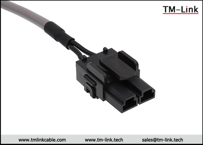 Molex SD-42816-0212 to European terminals customized cable assembly