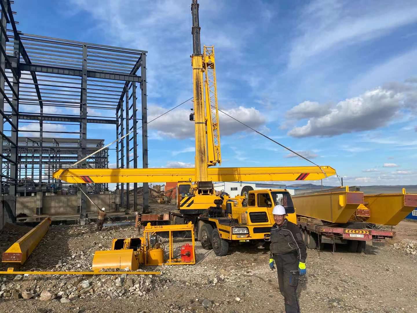 LB Remote Control Single Girder Overhead Traveling Crane Anti Explosion