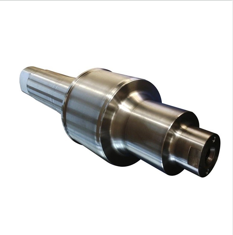 SS316 ss304 Rigid Axle Stainless Steel Hardened Spline Shaft Forging