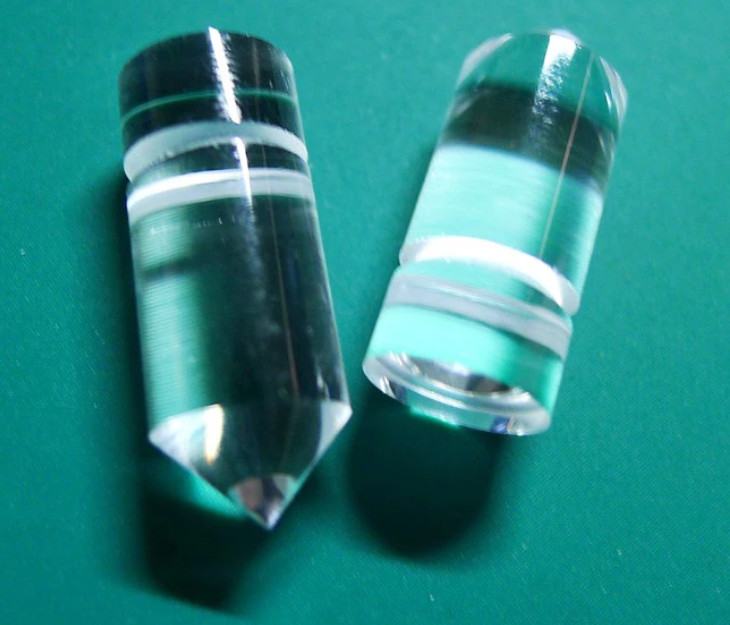 Optical Glass Light Guide Optical Tapered Glass Rods Conical Lens Light Guiding