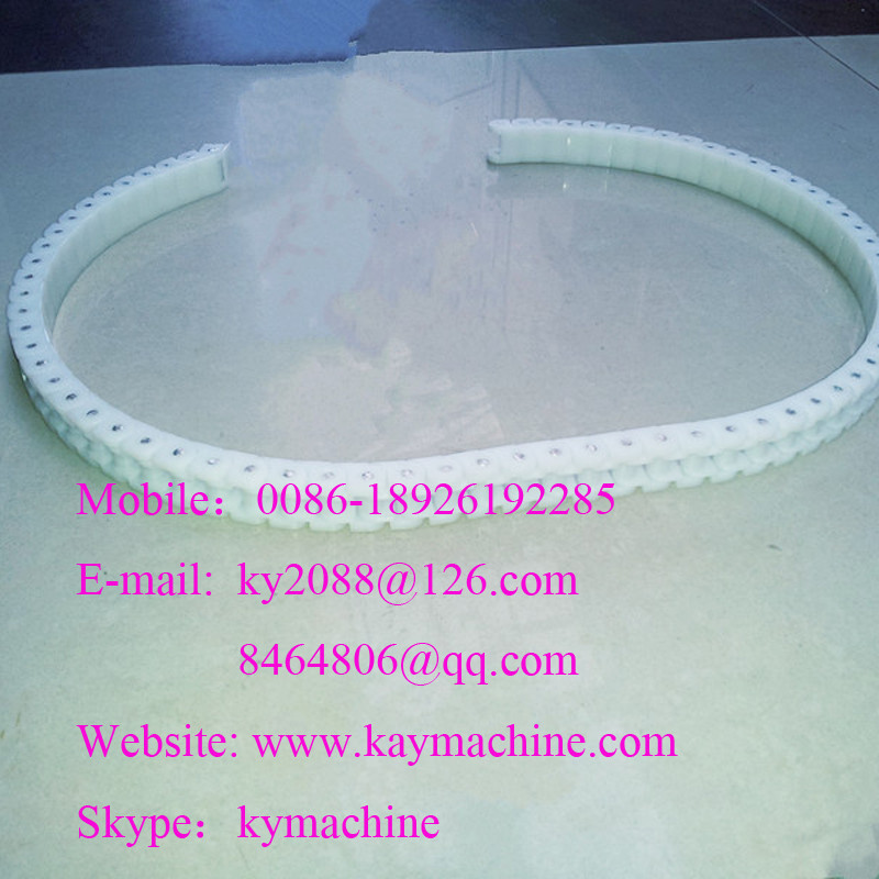 POM PP plastic Case Chain 40P Small straight running plastic chain with closed top plate manufacturer factory producer