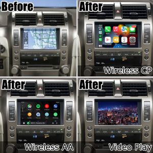 Apple carplay Android auto upgrade for Lexus GX460 OEM style integrate upgrade