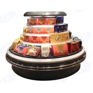 Best selling commercial multideck vegetables vertical display showcase with