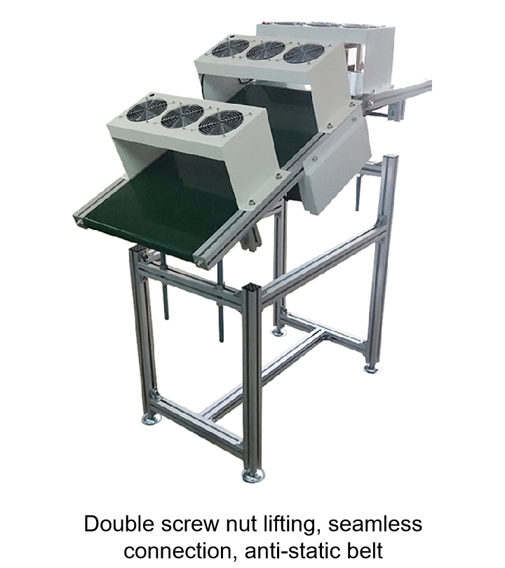 400mm PLC Control Pcb Inspection Conveyor SMT Production Line Equipment