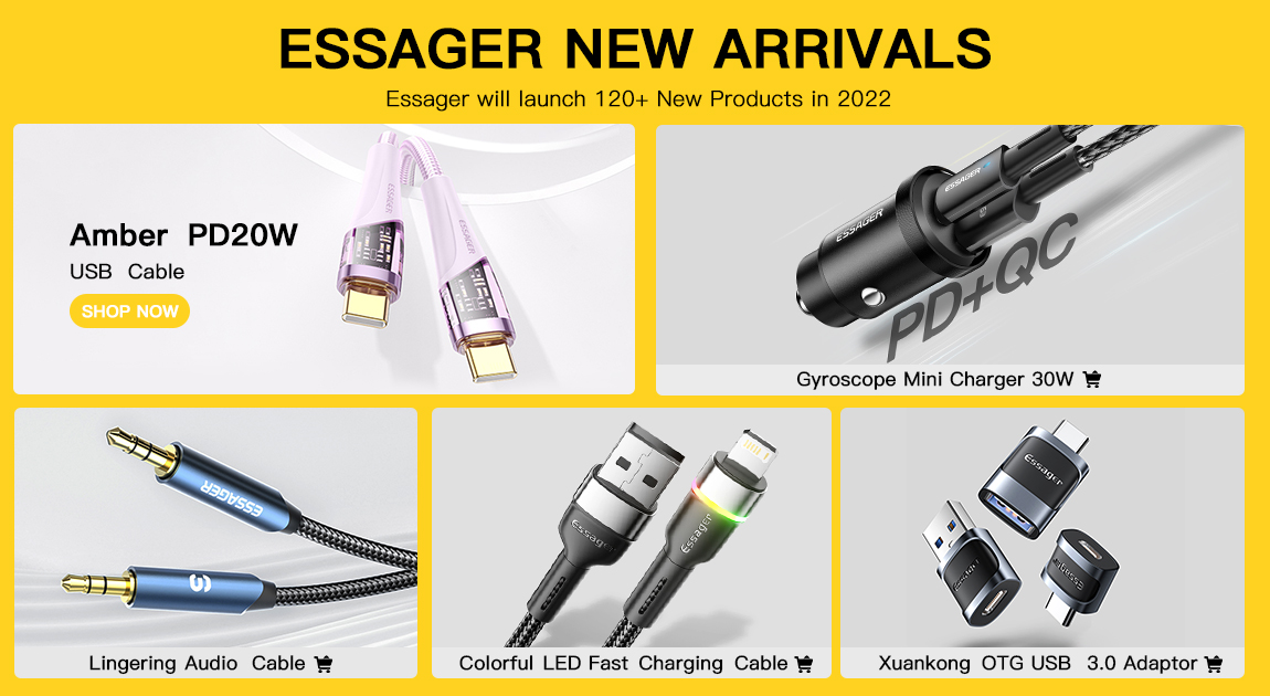 ESSAGER JY-309 Series 65W Universal Plug USB C PD Charger