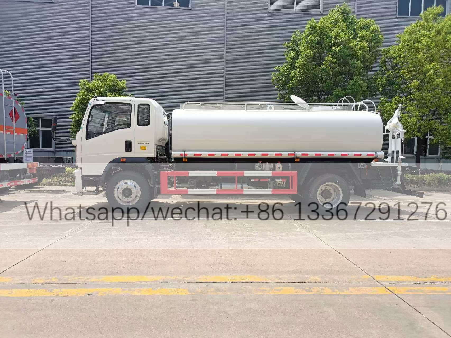 Factory HOWO 10000 Litres 12000 Litres Water Sprinkler Truck Water Tank Truck Water Tanker Truck