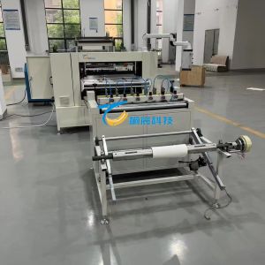  Industrial Filter Paper Pleating Machine 50KW HEPA Filter Pleating Machine 1100kg Manufactures