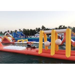 Floating Inflatable Obstacle Course , Inflatable Water Obstacle Course Rental