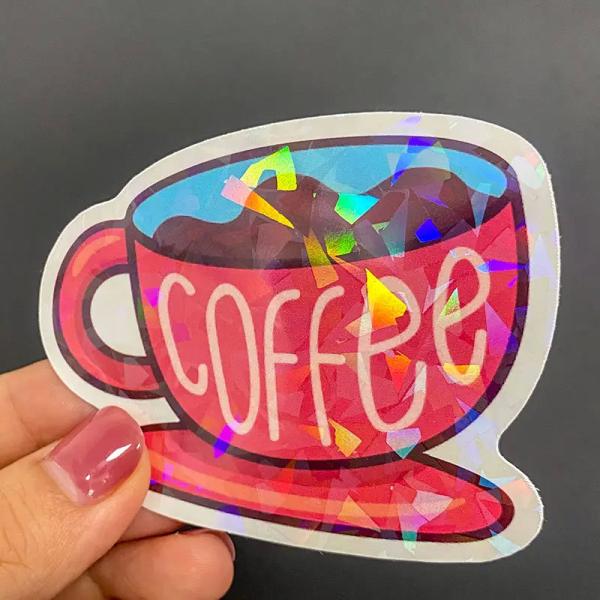 Waterproof PVC Vinyl Cartoon Die Cut Sticker Custom Personalized Logo Self