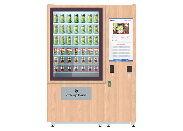 Belt Conveyor Fresh fruit&salad/vegetables/lunch box vending machine