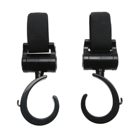 Factory Baby Products gift 360 degree rotation baby stroller hook bebe Pushchair Belt Snap Buckle Hook Buggy Clips Hanger