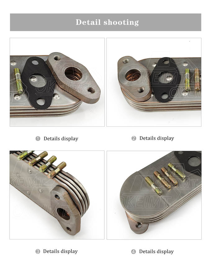 4P Oil Cooler 600-651-1421 for Komatsu Engine 4D105 Excavator
