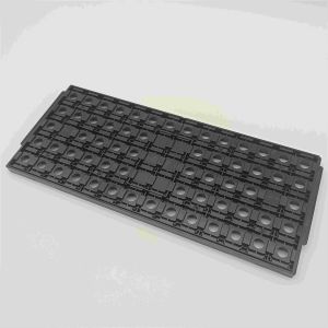 14*5 Pes Black Matrix Tray JEDEC For Electronic Modules