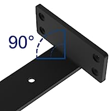 Functional Design Heavy Duty Floating Shelf Brackets with Powder Coating Coating